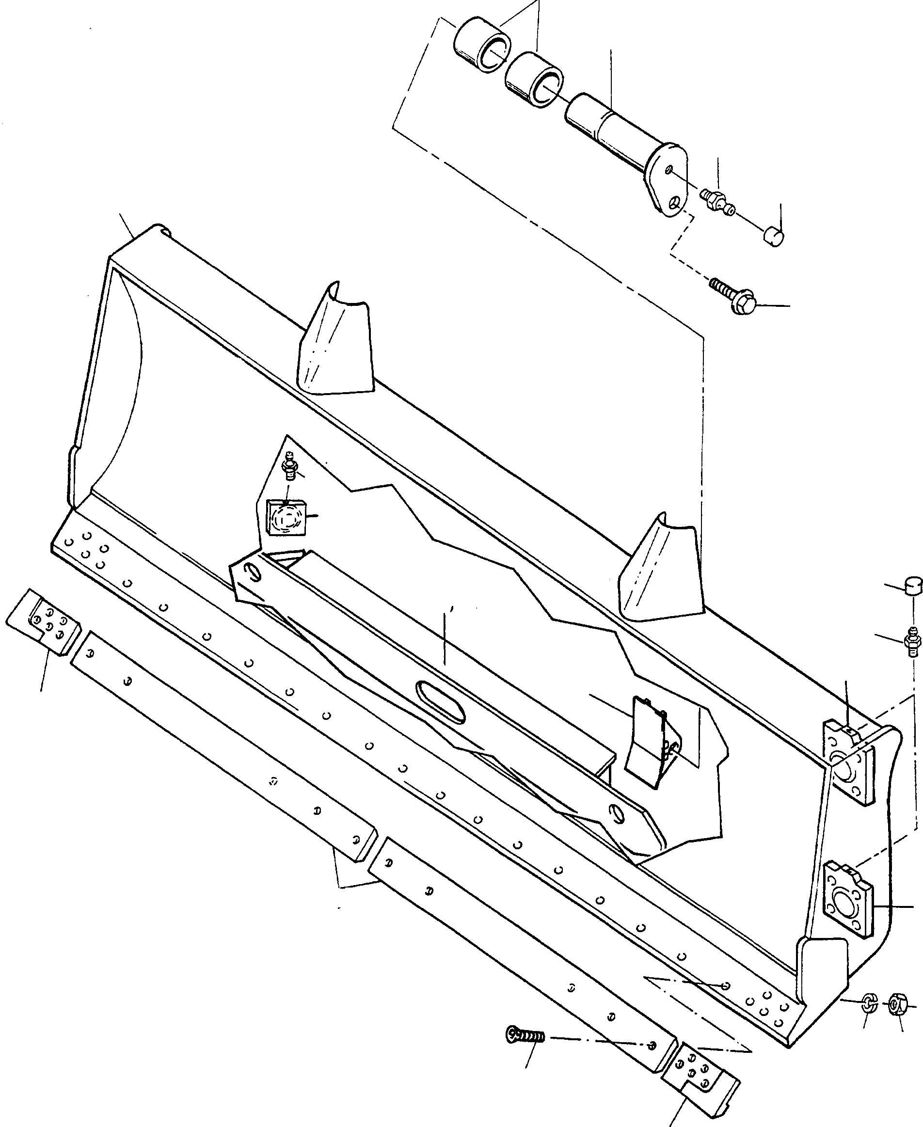 BED BRACKET 4101461M91 KOMATSU