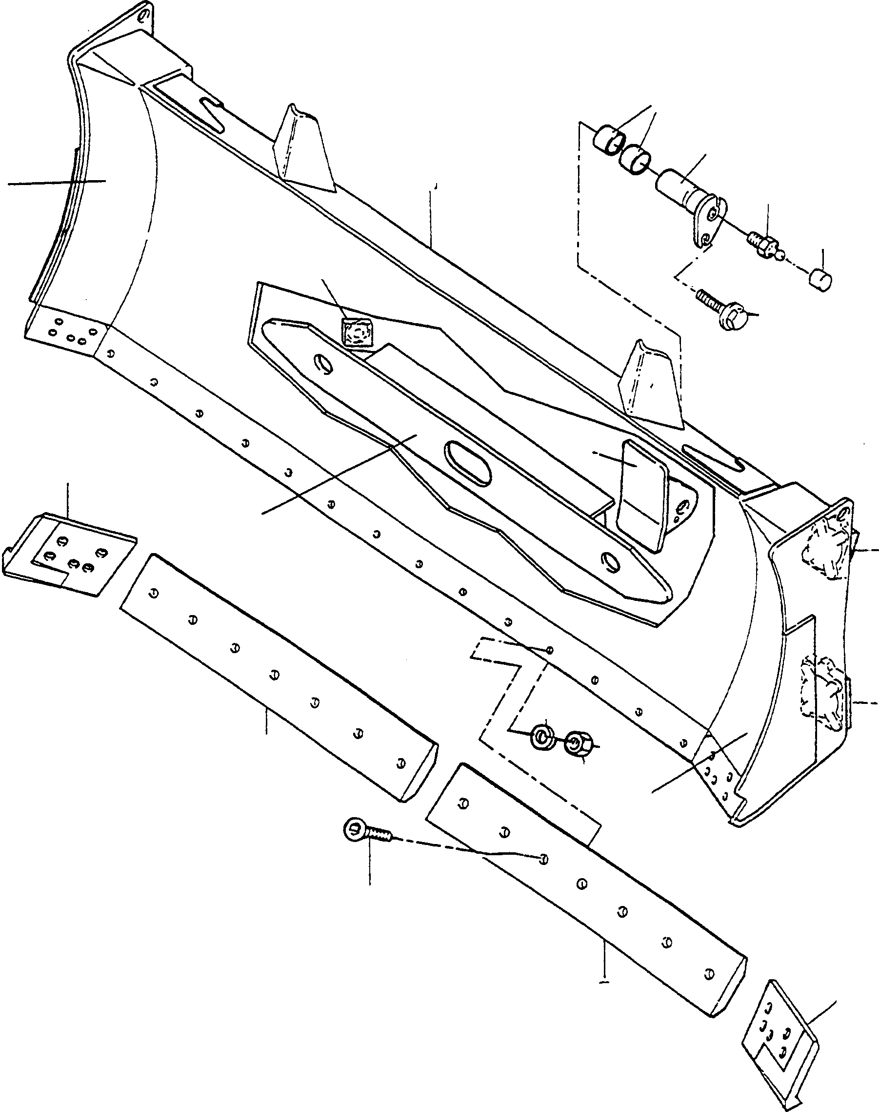 U TILT BLADE 4102175M91 KOMATSU
