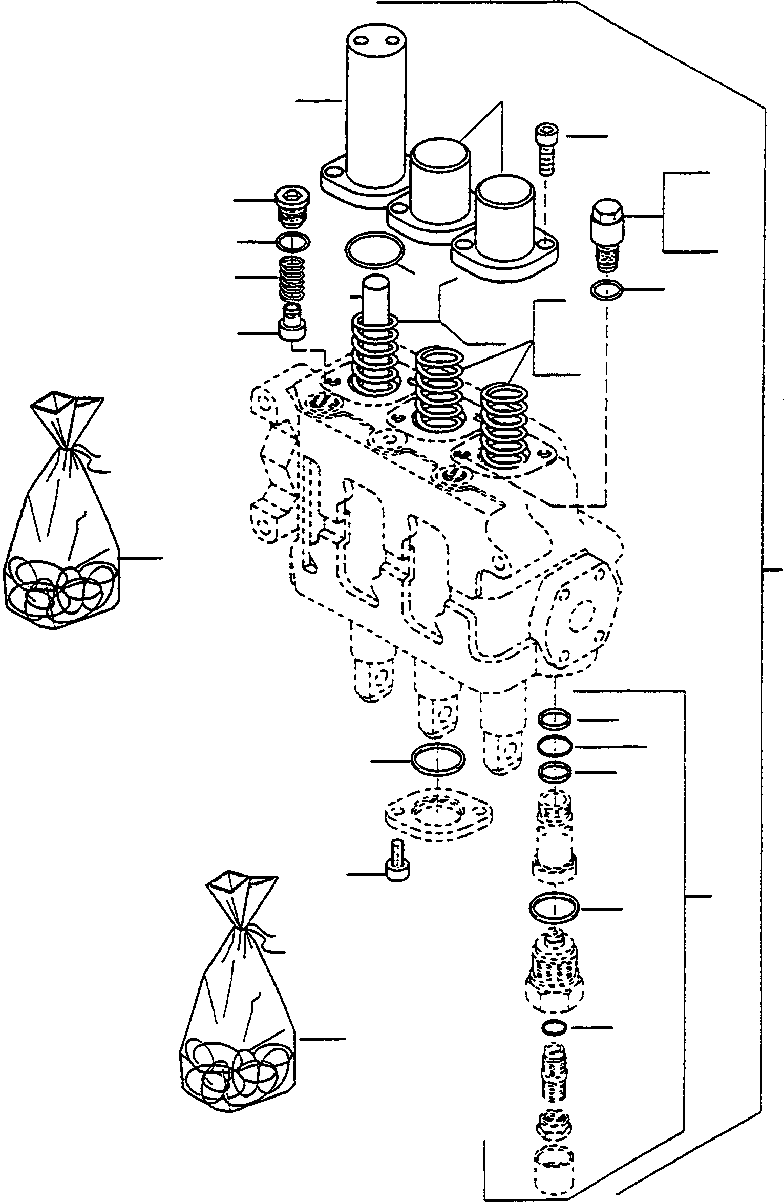 SUCTION VALVE 4910584M1 KOMATSU