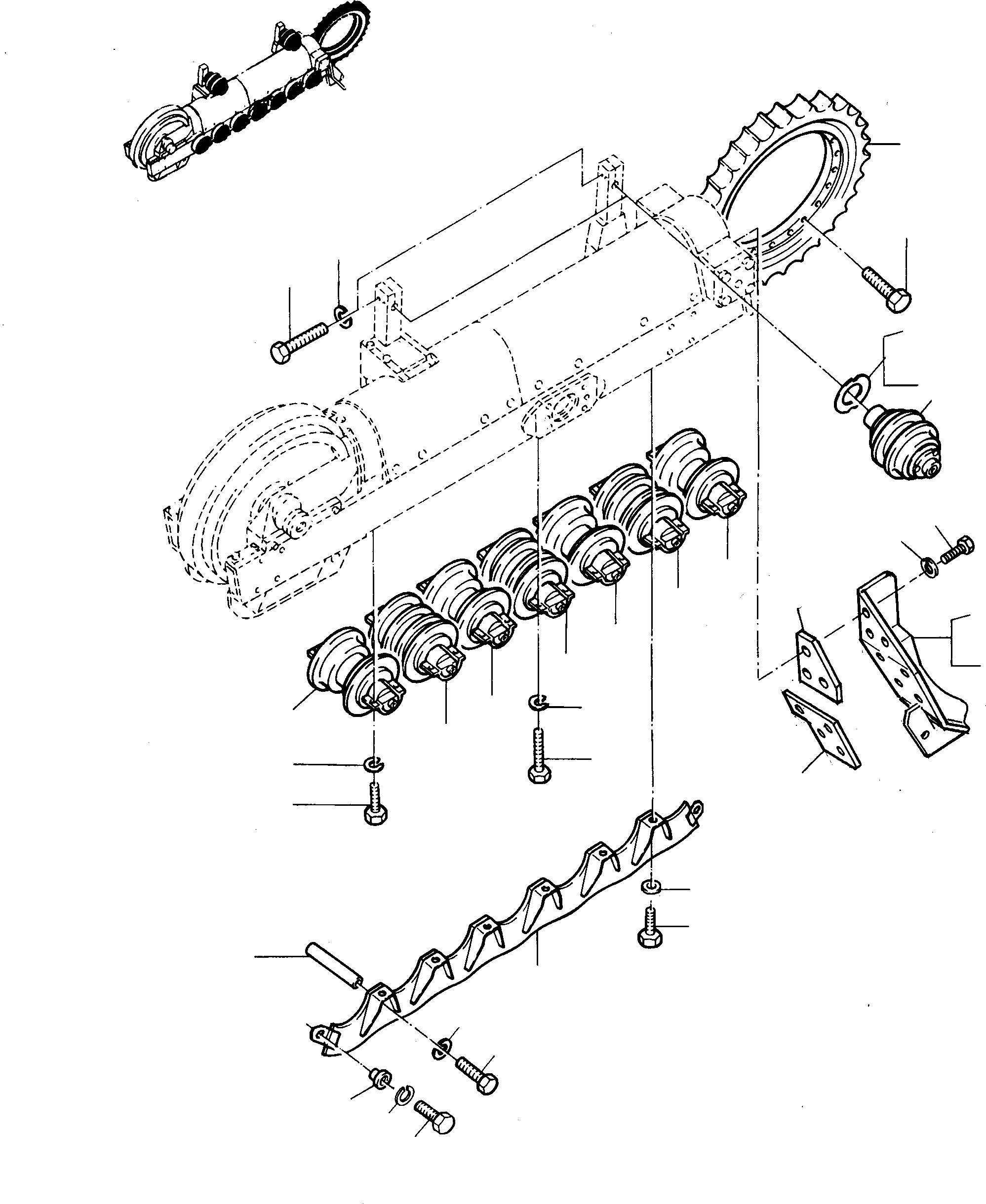 TRACK ROLLER 4000883M91 KOMATSU