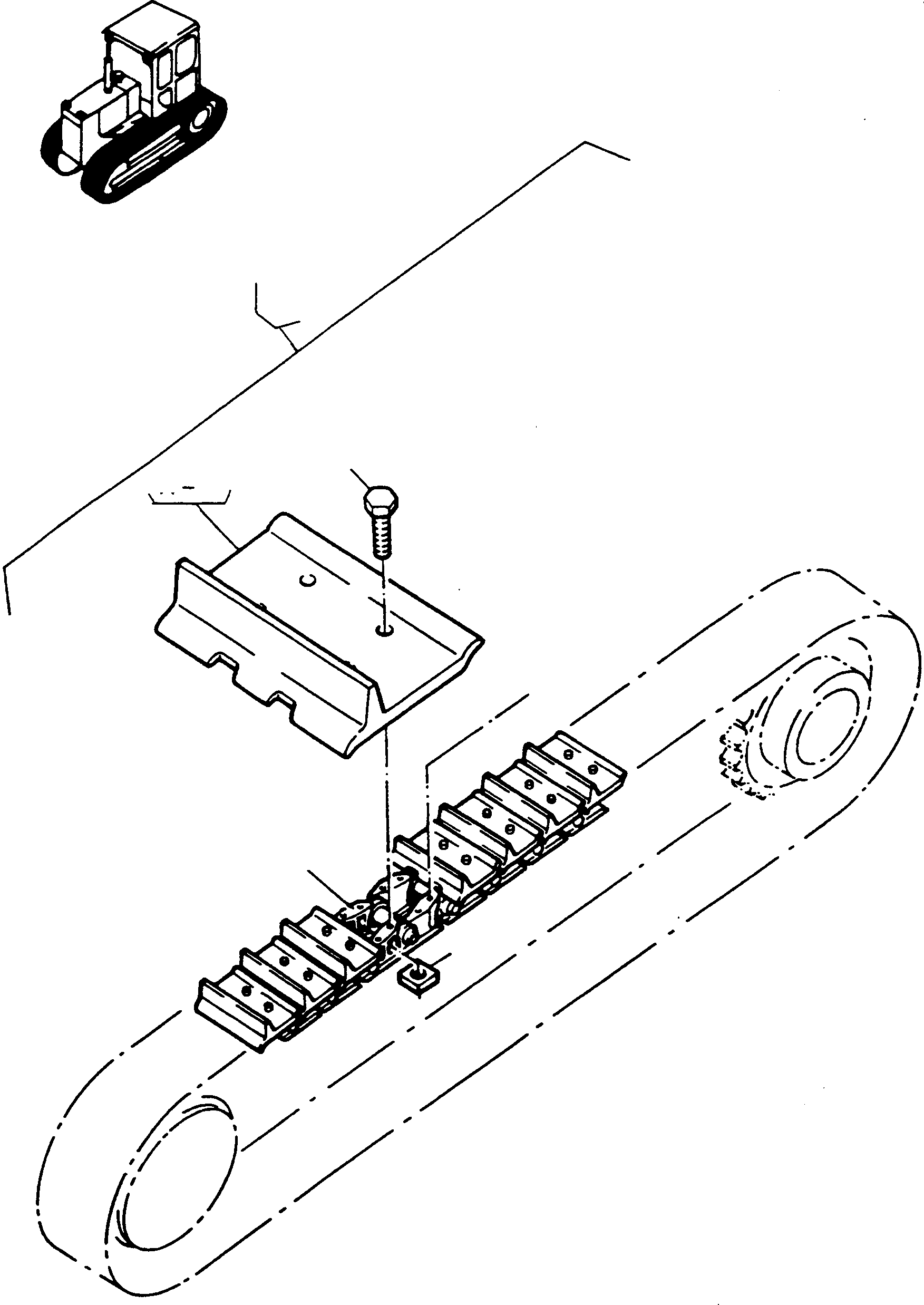 Цепь 4100321M91 KOMATSU