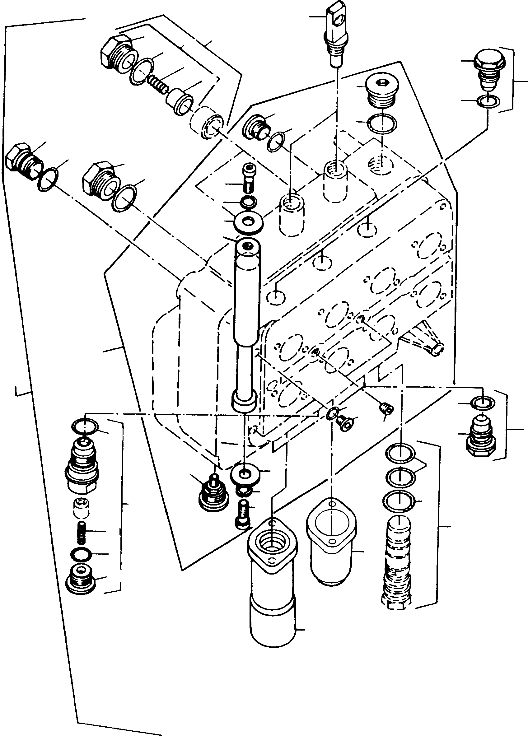 Корпус клапана 3077005M91 KOMATSU
