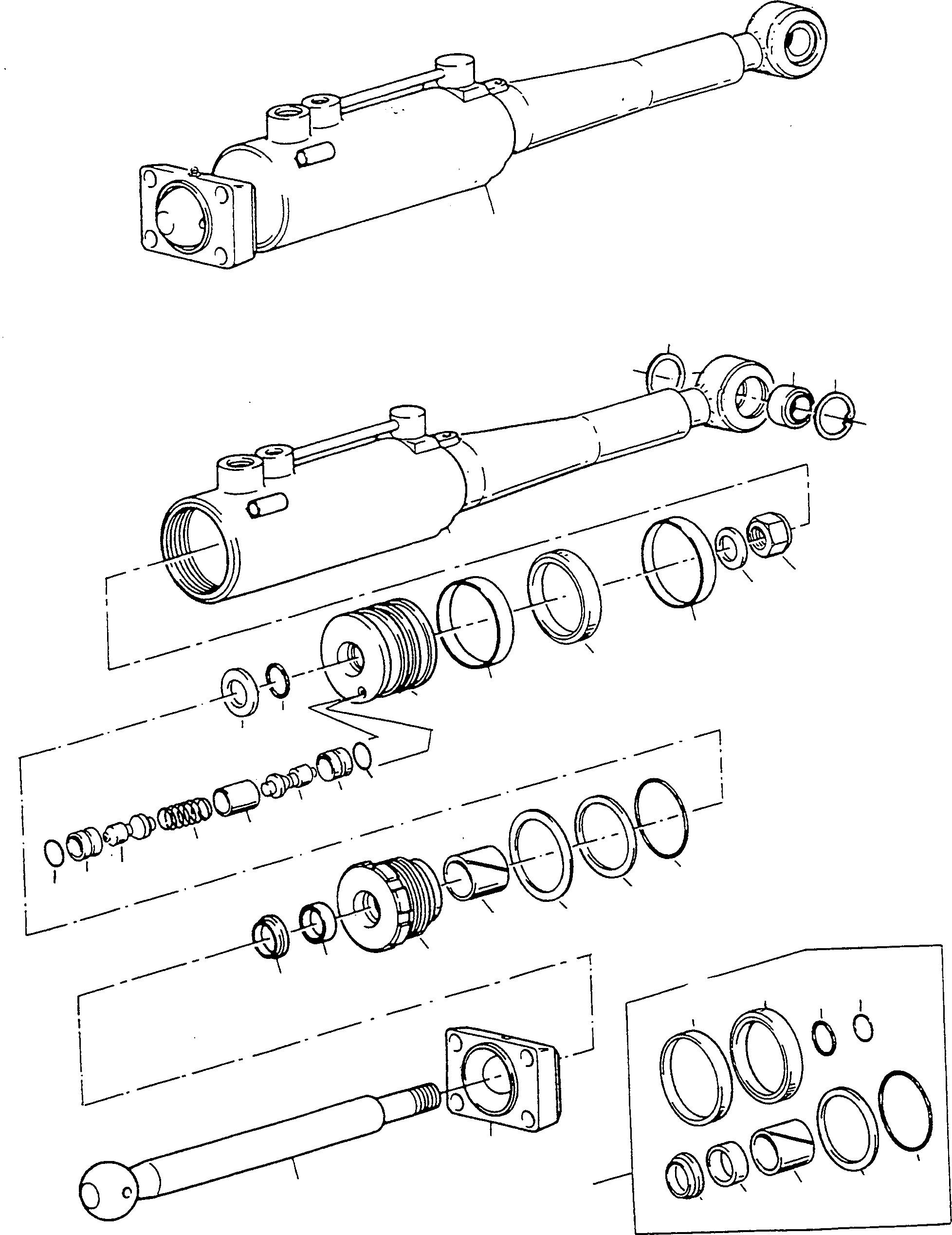 TILT CYLINDER 4500499M91 KOMATSU