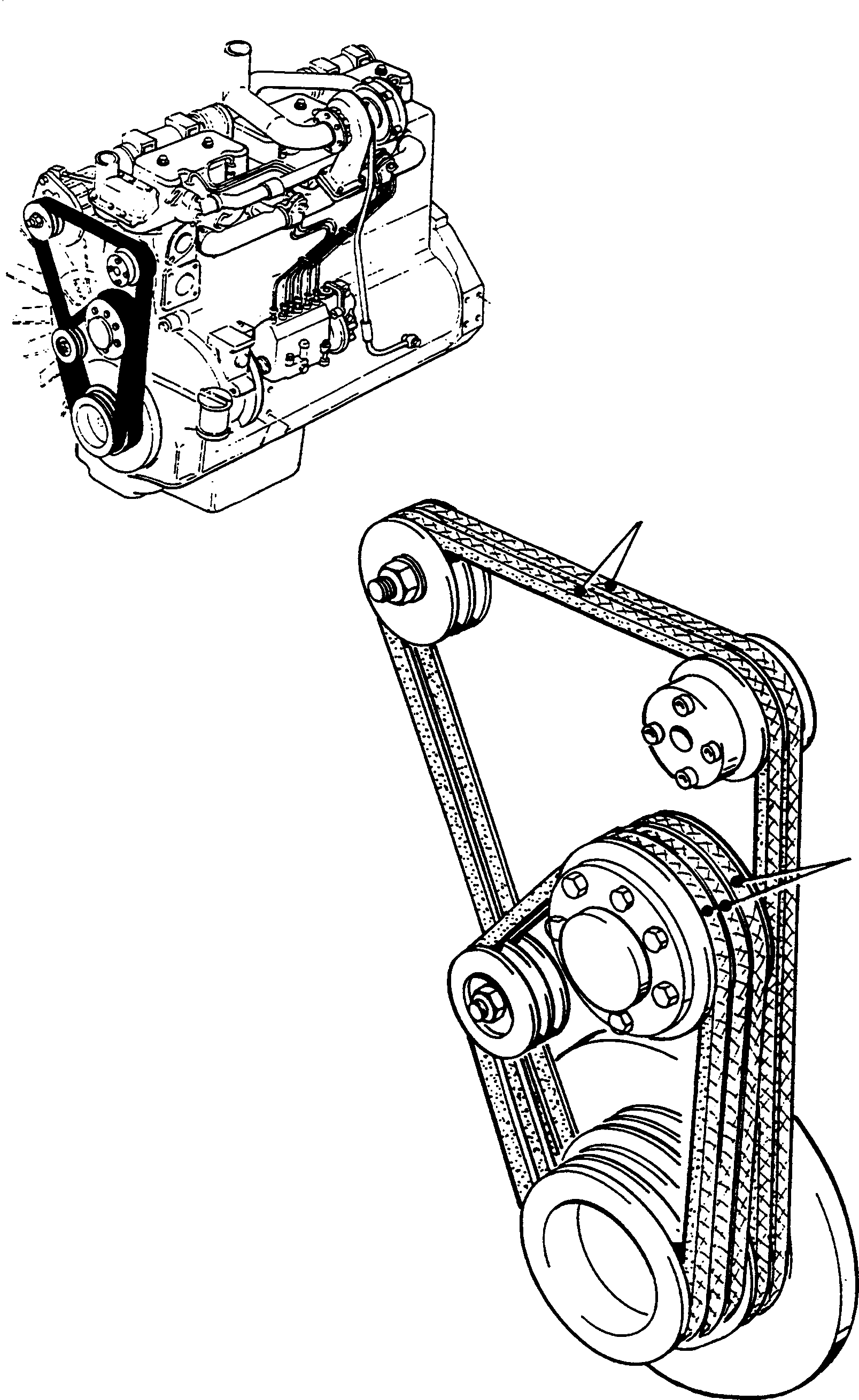 Клиновой ремень 2995833X91 KOMATSU