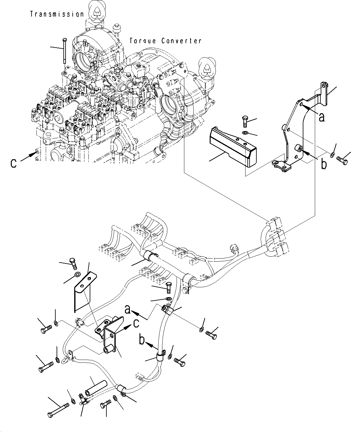 Кронштейн 23H-06-11891 KOMATSU