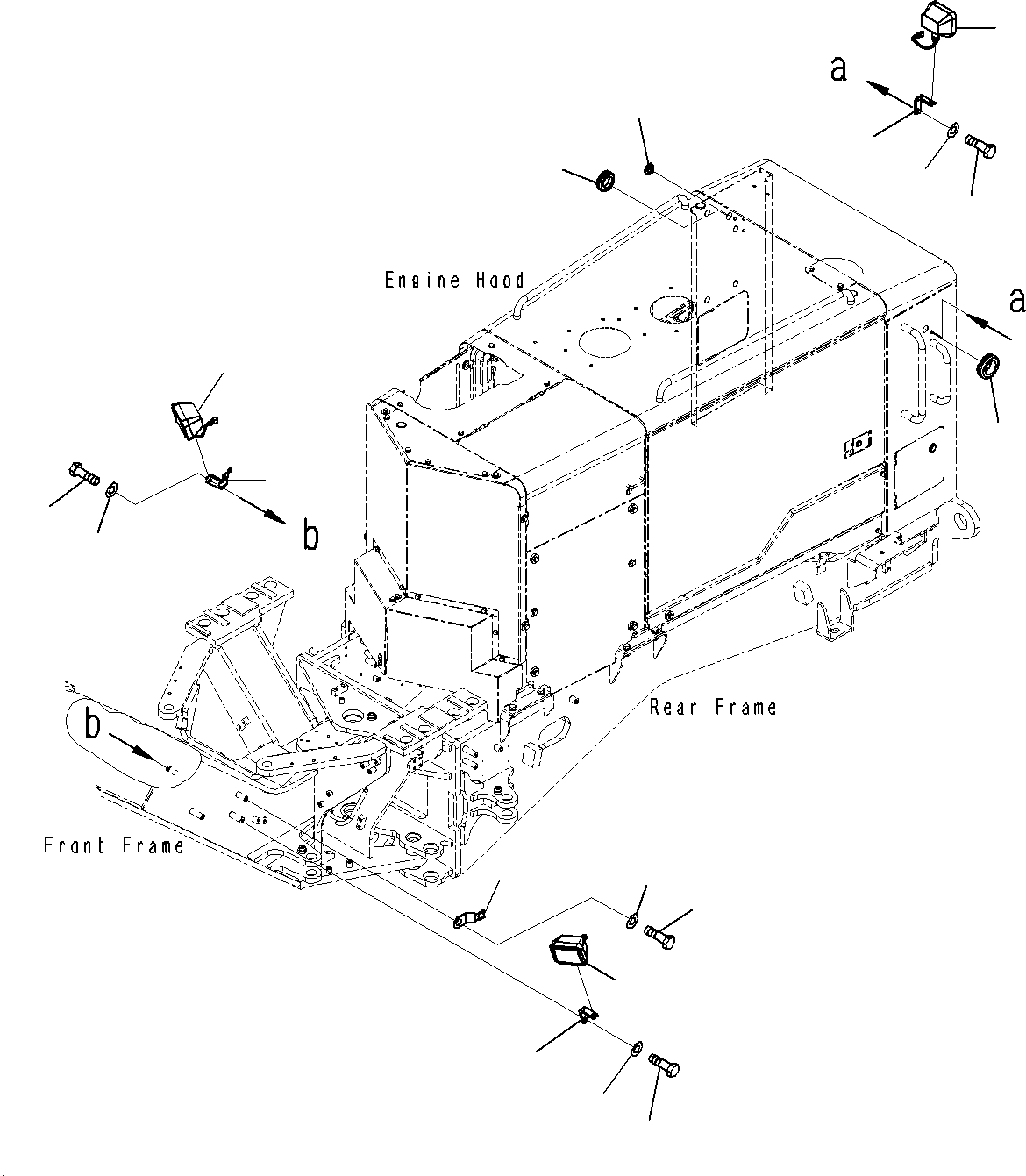 Кронштейн 23H-06-11950 KOMATSU