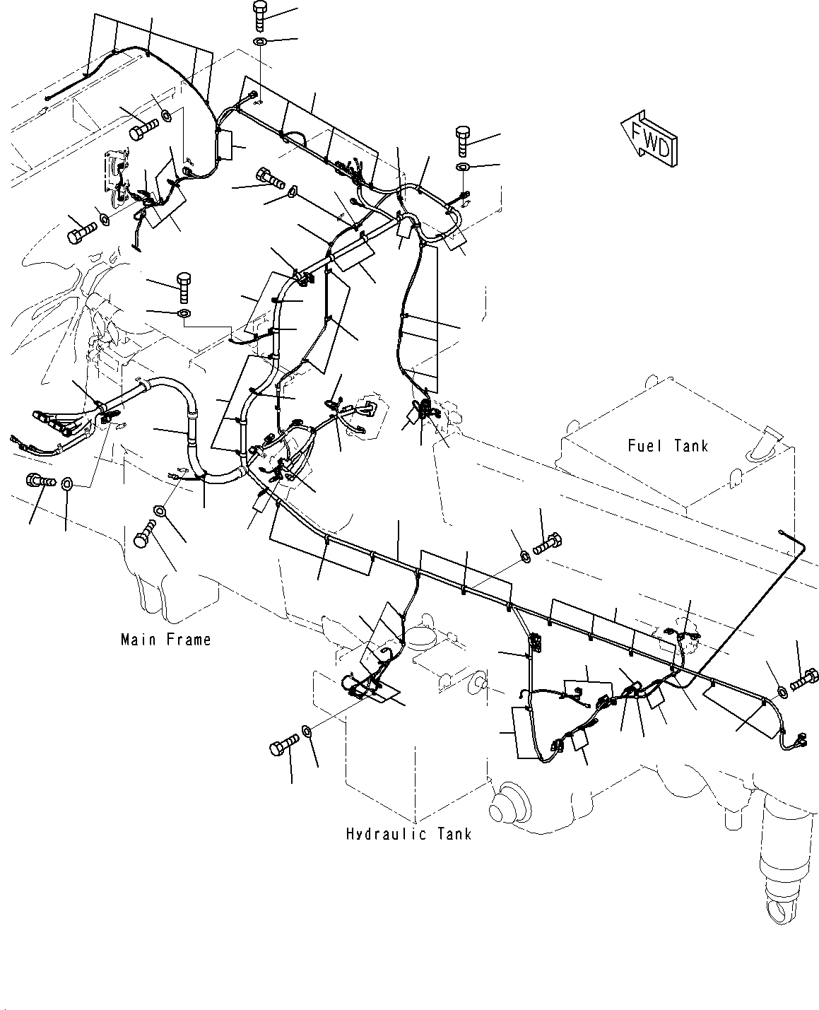 Жгут проводов 561-06-83215 KOMATSU