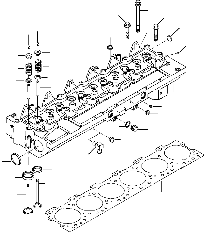 GASKET, CYLINDER HEAD 6742-01-5174 KOMATSU