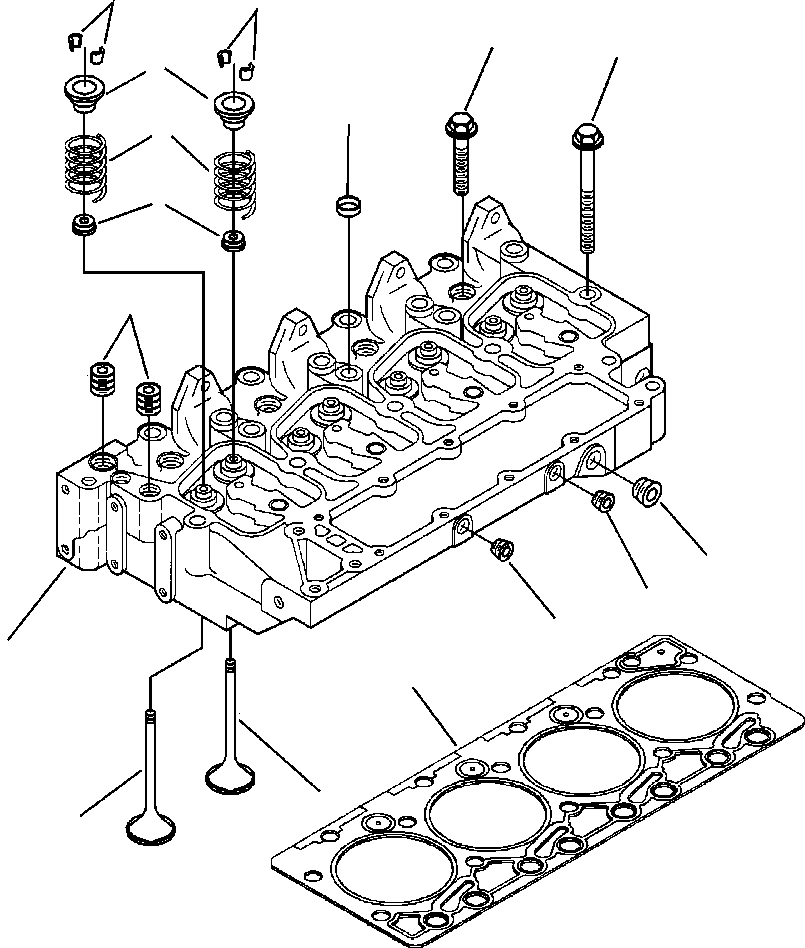 CYLINDER HEAD ASSEMBLY 6731-11-1310 KOMATSU