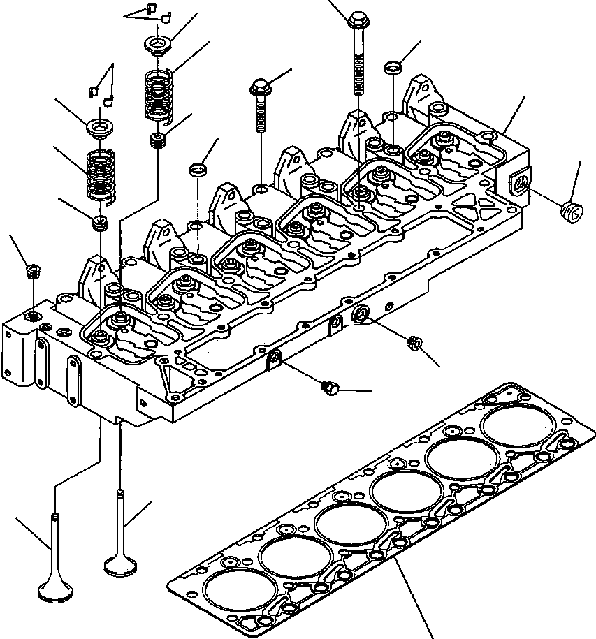 HEAD ASSEMBLY, CYLINDER 6731-11-1430 KOMATSU