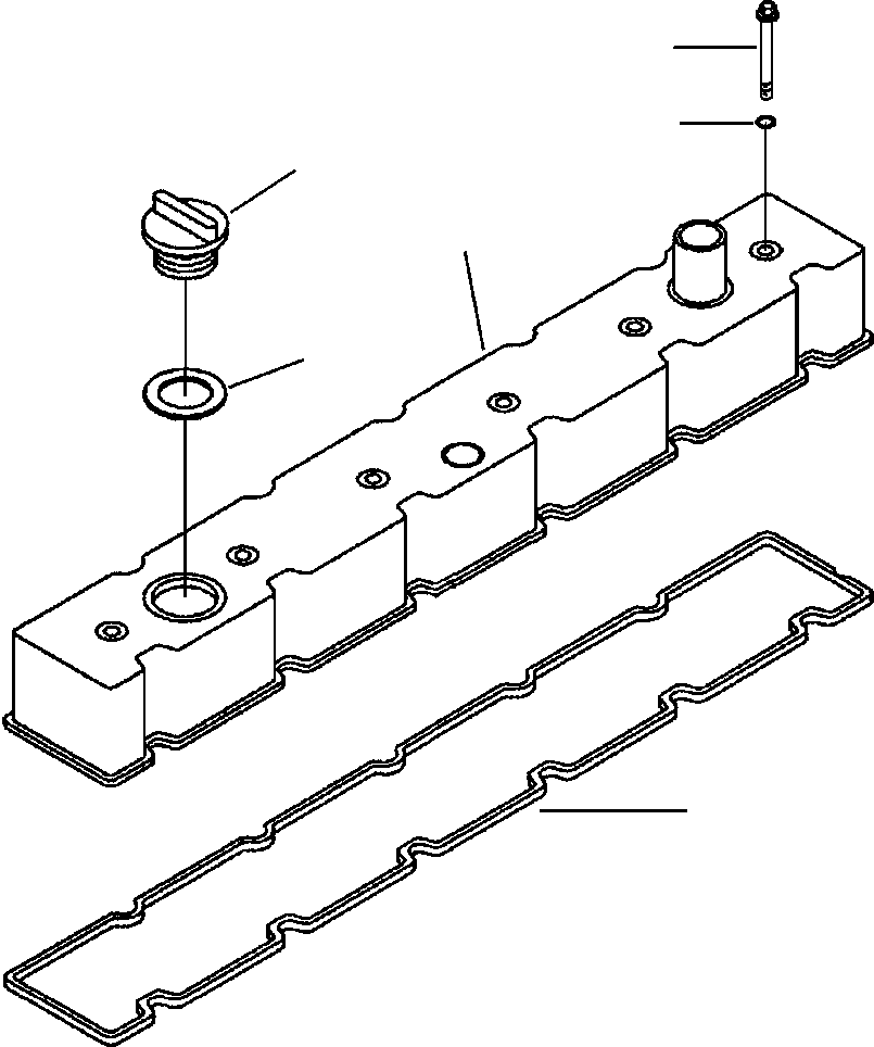 COVER, VALVE 6742-01-5029 KOMATSU