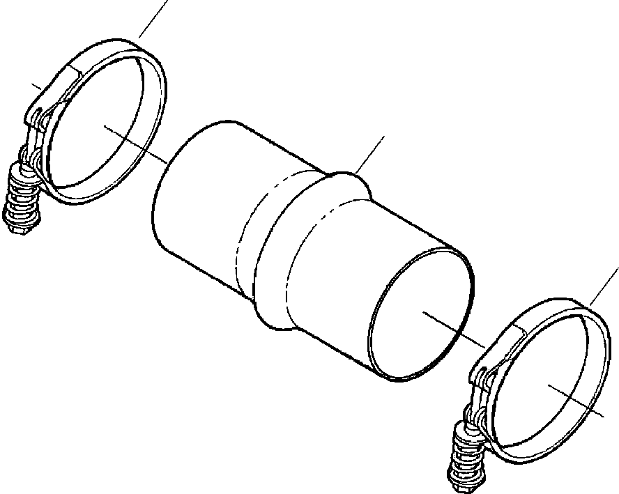 HOSE, HUMP 1307 684 H1 KOMATSU