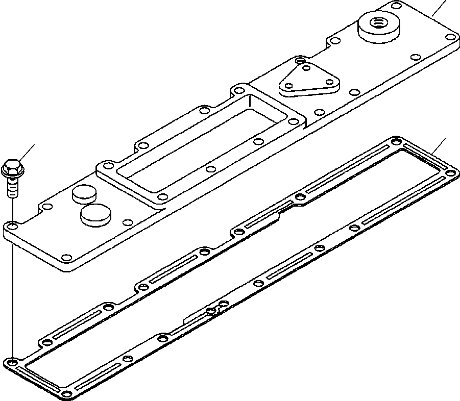 COVER, INTAKE MANIFOLD 1307 686 H1 KOMATSU