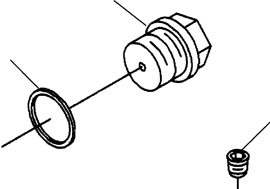 PLUG, THREADED (1/8 NPT) 1294 601 H1 KOMATSU
