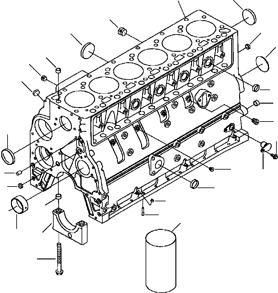 KIT, BLOCK HARDWARE 6736-01-2110 KOMATSU