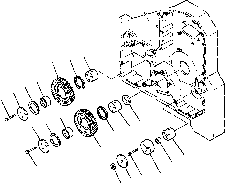 PLATE, THRUST BEARING WEAR 1304 950 H1 KOMATSU