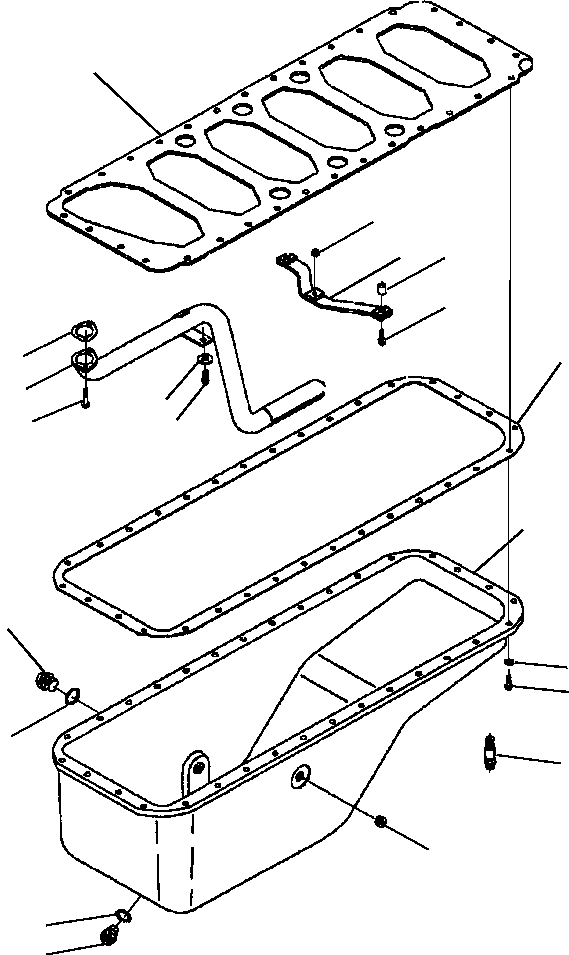 CONNECTION, OIL SUCTION 1307 675 H1 KOMATSU