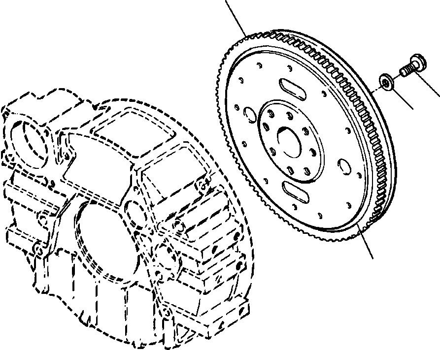 Маховик 6731-32-4110 KOMATSU