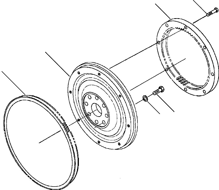 GEAR, FLYWHEEL RING 6735-31-4180 KOMATSU