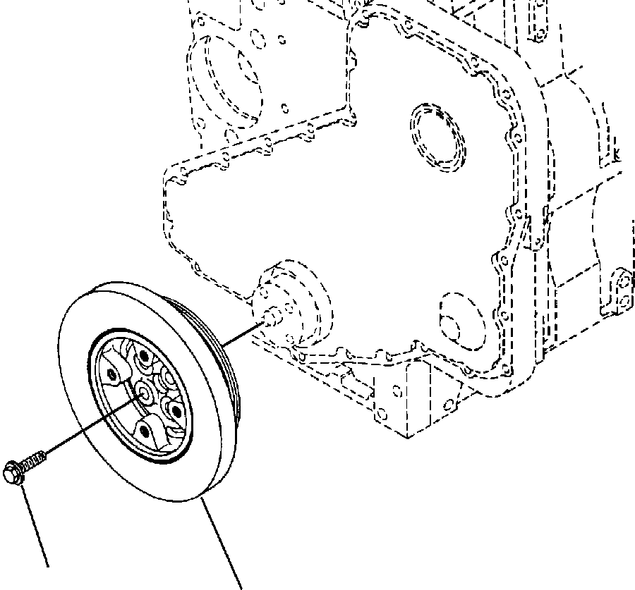 DAMPER, VIBRATION 1307 193 H1 KOMATSU