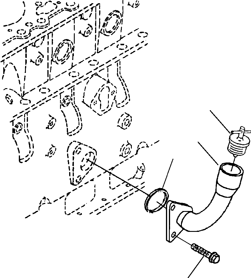 TUBE, OIL FILLER 6731-21-7310 KOMATSU
