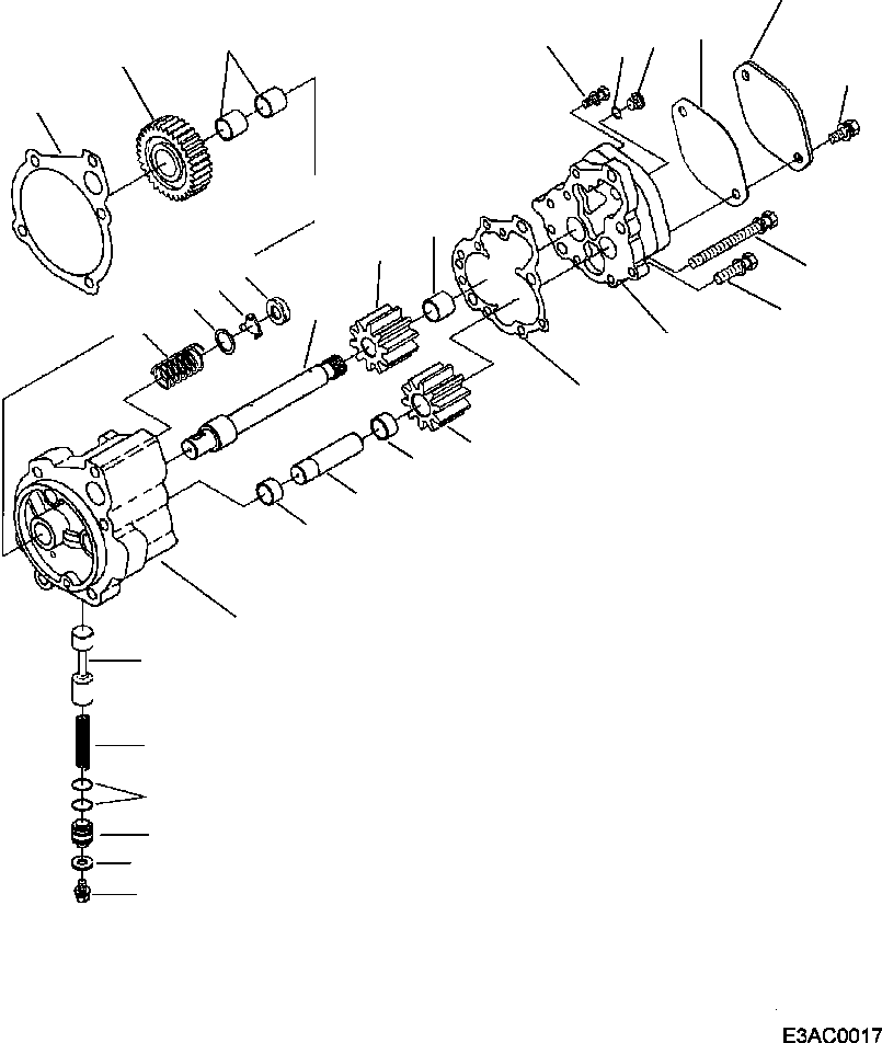 PUMP, LUBRICATING OIL 6731-51-1180 KOMATSU