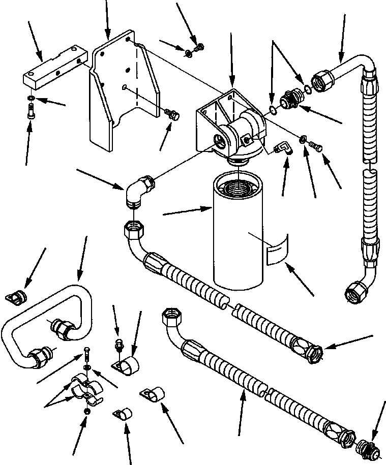 NUT, LOCK (1/4 - 20 UNC) 1246 357 H1 KOMATSU