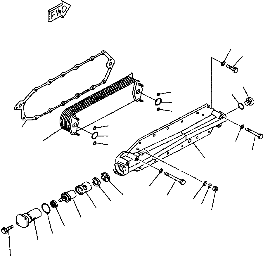 ELEMENT, OIL COOLER 6152-52-2210 KOMATSU