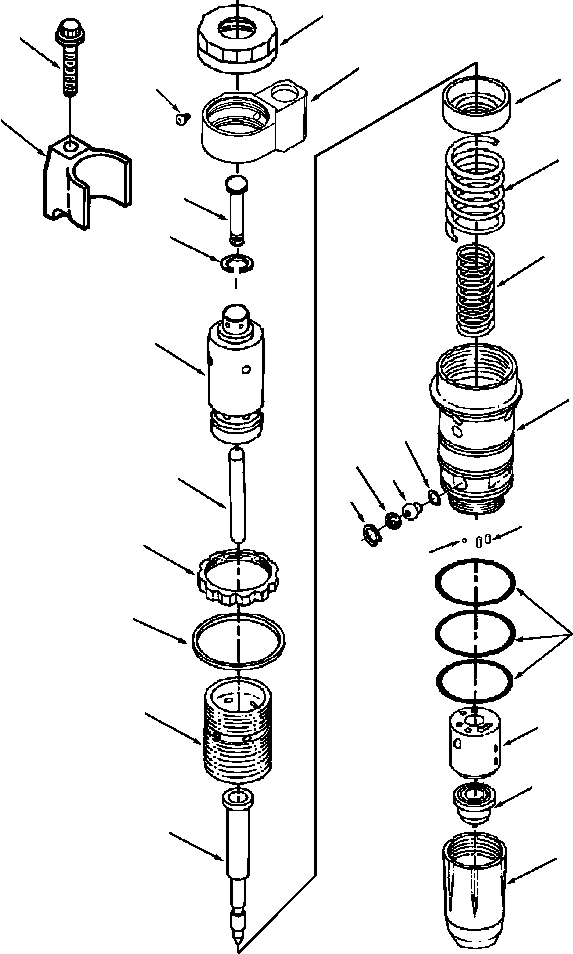 CUP, INJECTOR 1307 034 H1 KOMATSU