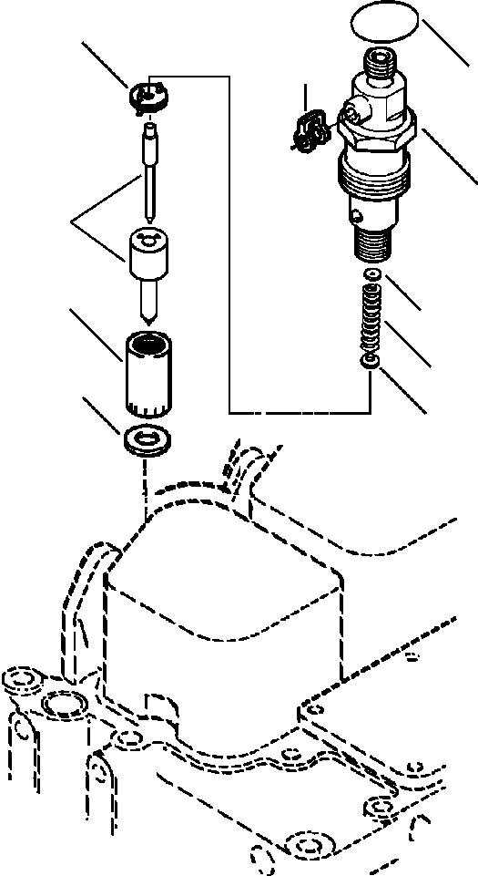 NOZZLE, INJECTOR 6736-11-3160 KOMATSU
