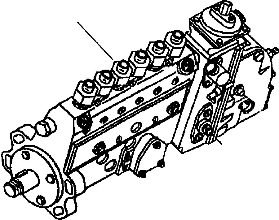 PUMP, FUEL INJECTION 6735-71-1550 KOMATSU