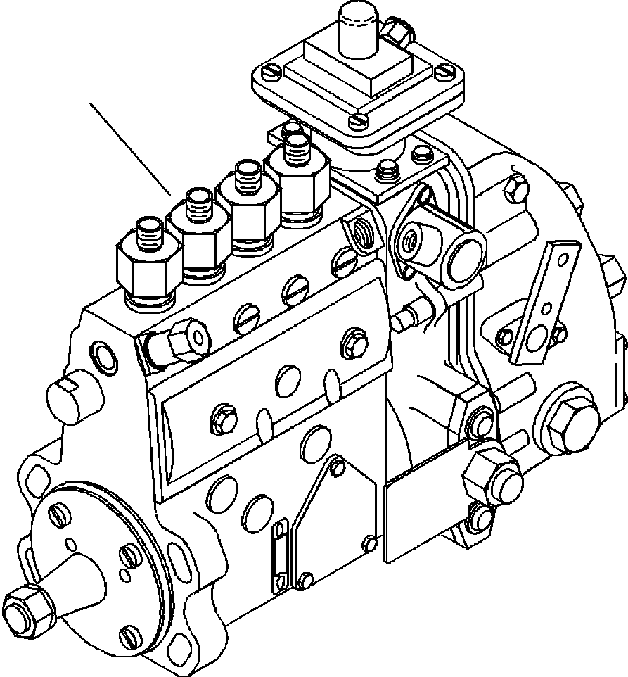 PUMP, FUEL INJECTION 6731-71-1160 KOMATSU