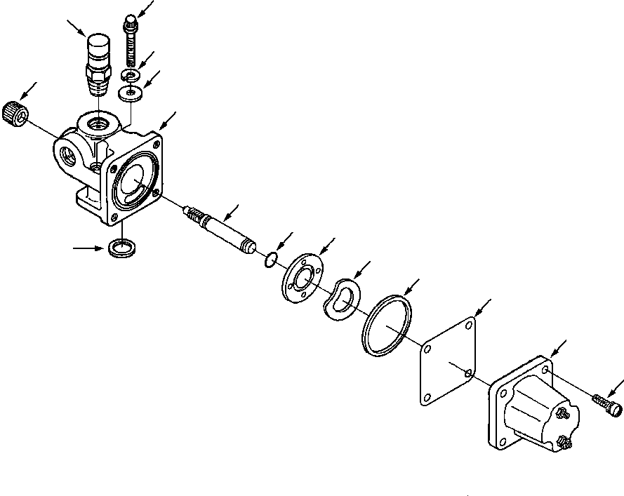 VALVE, SHUT OFF 1317 098 H91 KOMATSU