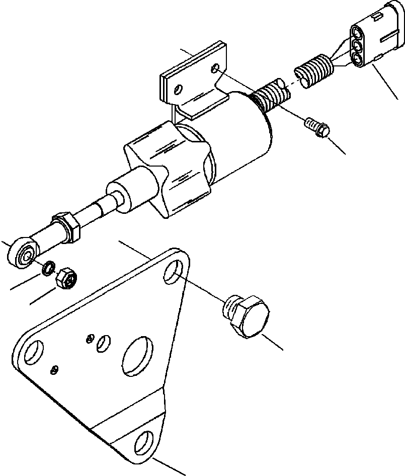 SOLENOID, FUEL PUMP 6733-81-9130 KOMATSU