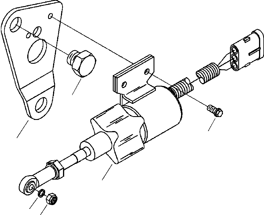 SOLENOID, FUEL PUMP 6735-81-9150 KOMATSU