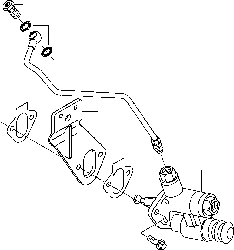 TUBE, FUEL SUPPLY 6731-71-6280 KOMATSU