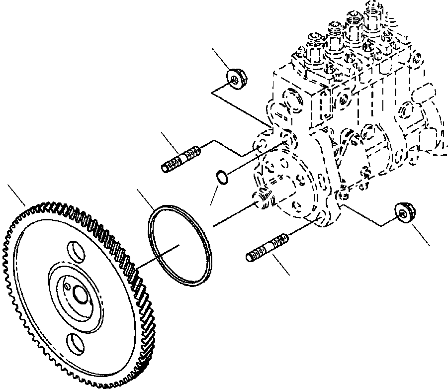 Уплотнительное кольцо 6736-82-6110 KOMATSU