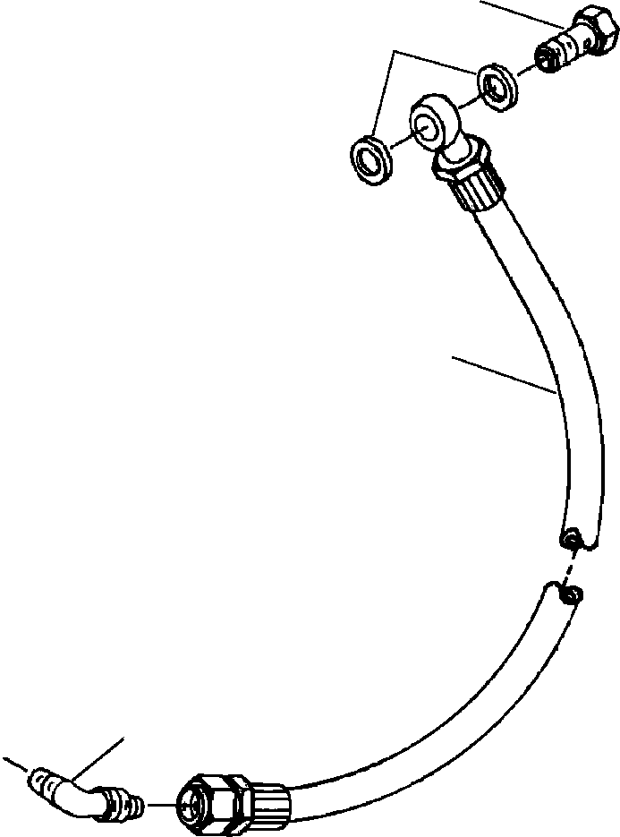 SCREW, BANJO CONNECTOR (M10-1.00x19) 1304 829 H1 KOMATSU