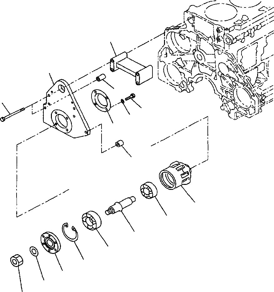 Проставка 6151-61-3780 KOMATSU