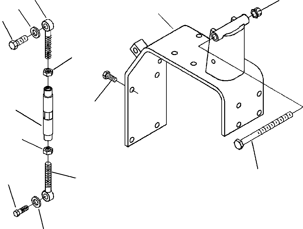 BRACKET, ALTERNATOR 6216-84-6670 KOMATSU