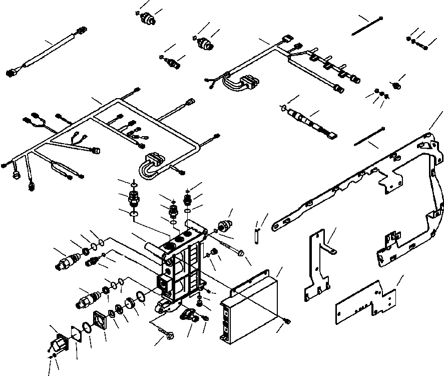Датчик давления 6741-82-3110 KOMATSU
