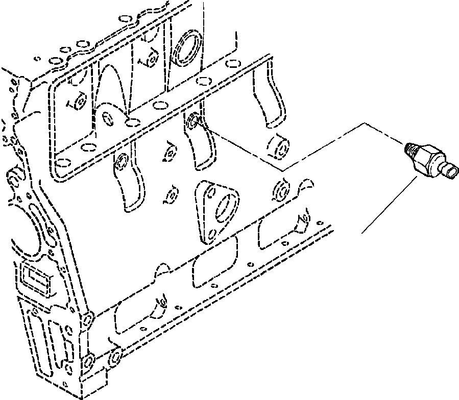 SWITCH, ENGINE OIL PRESSURE 6742-01-5169 KOMATSU