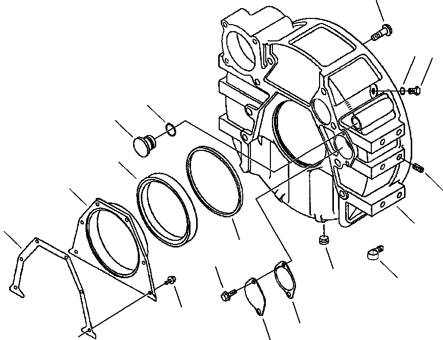 Болт - M12-1.75 X 40 6738-22-4161 KOMATSU