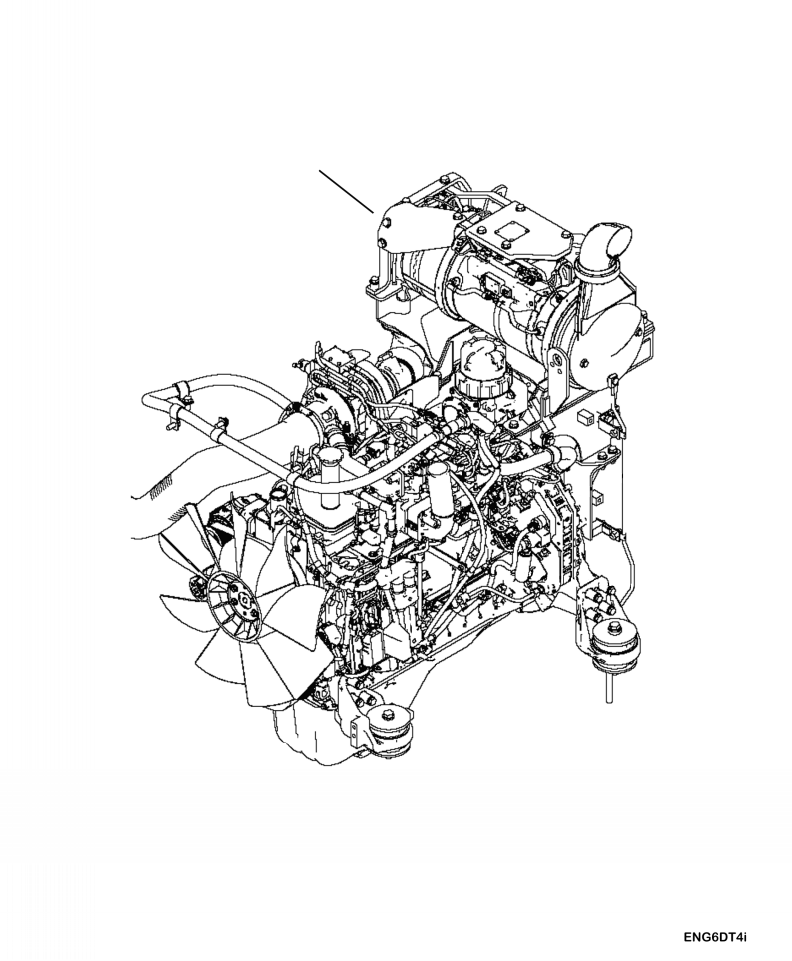 ENGINE, PRODUCTION 6755-E0-AC10 KOMATSU