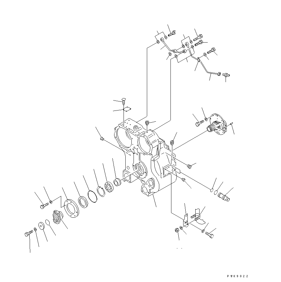 PUMP ASS'Y,(SAL(2)45) 705-11-33530 KOMATSU