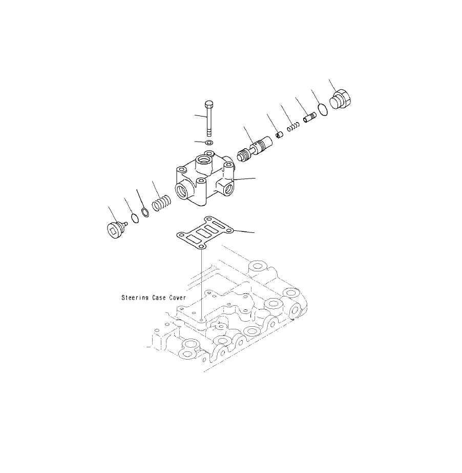 Клапан в сборе 14X-49-21101 KOMATSU