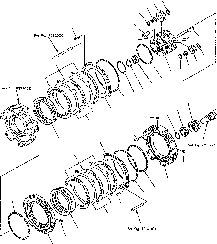 Стопорное кольцо 04055-07225 KOMATSU