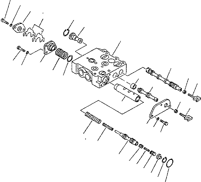 Управляющий клапан в сборе 14X-15-00313 KOMATSU