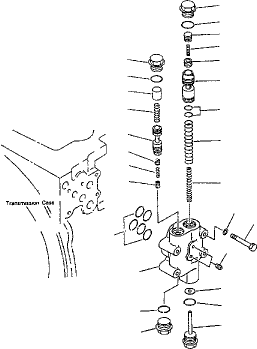MAIN RELIEF VALVE A. 14X-15-00341 KOMATSU