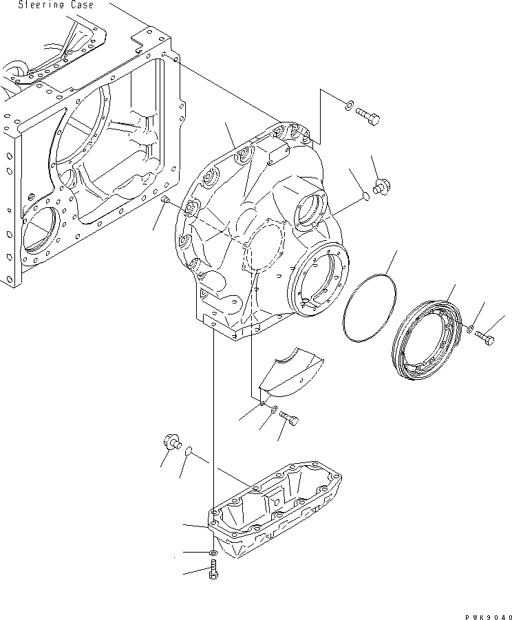 COVER,L.H 134-27-61730 KOMATSU